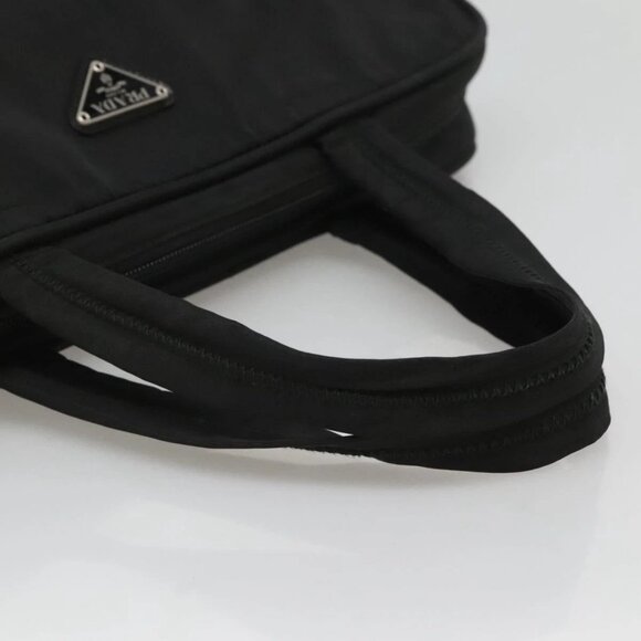 PRADA Hand Bag Nylon Black Auth - Picture 8 of 16
